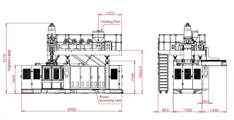 KGB100B 120L Akkumulator Blow Molding Machine: Passt et Ären Deel?